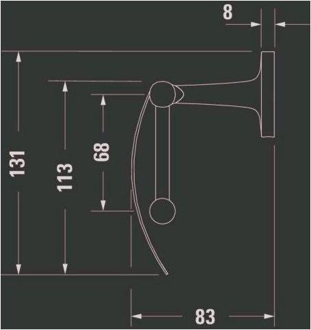 Produktbild Duravit Papierrollenhalter STARCK T mit Deckel schwarz matt