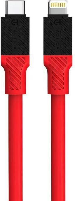 Actual product image Tactical Fat Man Cable USB-C/Lightning 1m Red (1 m, USB 2.0)
