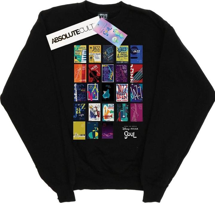 Disney Soul Jazz Poster Wall Sweatshirt Jungen