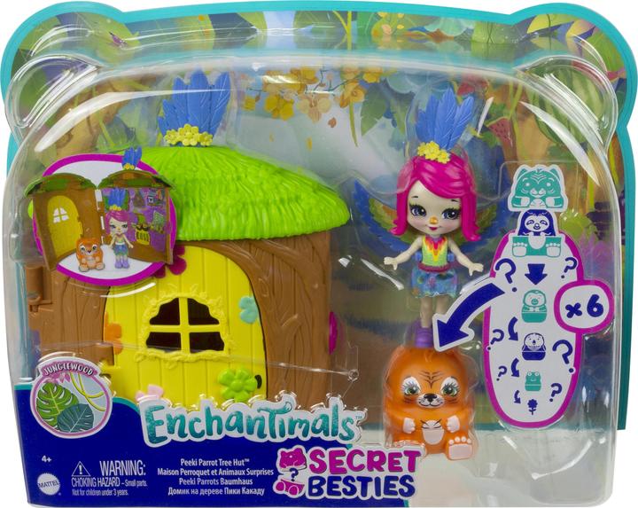 Produktbild Enchantimals Secret Besties Peeki Parrots Baumhaus