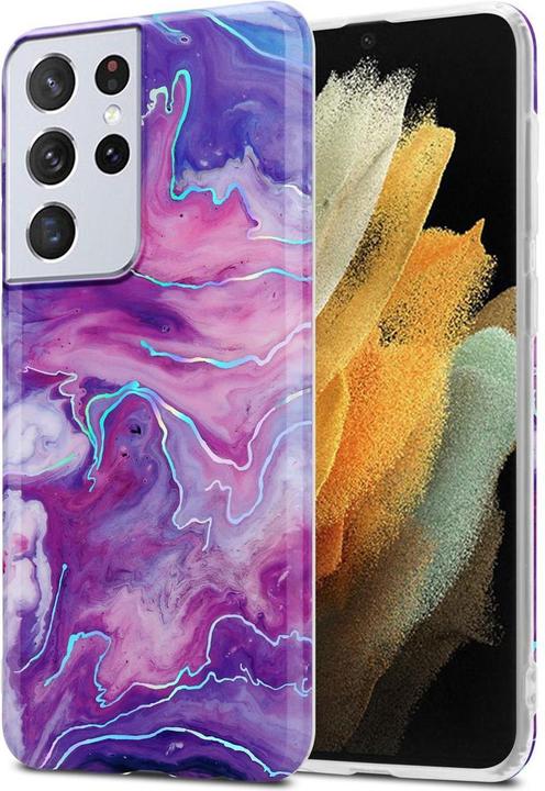 Purple Pink Marble No. 19