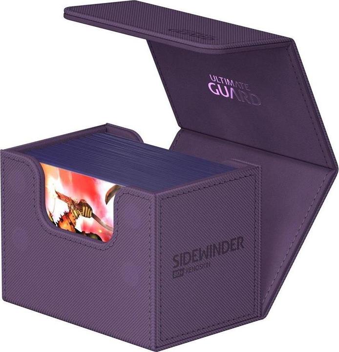 Produktbild Ultimate Guard Kartenbox XenoSkin Sidewinder Monocolor 80+ Violett