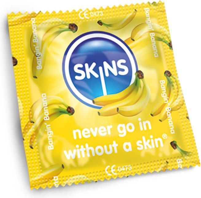 Produktbild Skins Kondome mit Bananengeschmack FOIL (BAG 500) (500 Stk.)