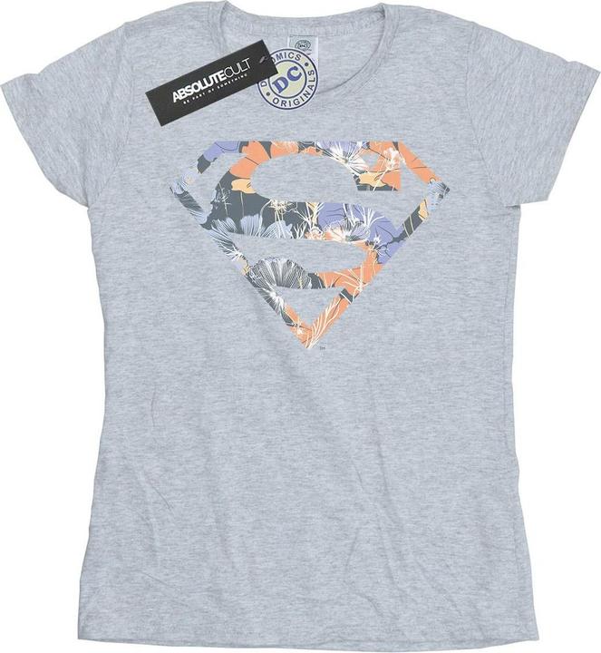 Immagine prodotto Superman Floral Logo 2 Maglietta Donna (S)
