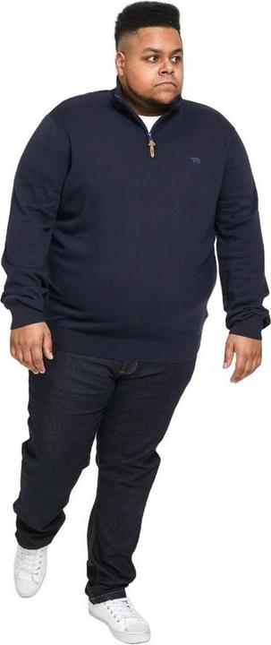 Produktbild DUKE D555 Giuseppe 2 Sweatshirt mit kurzem Reissverschluss (4XL)