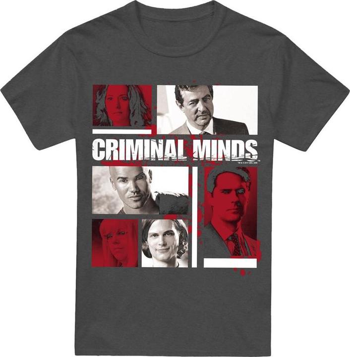 Actual product image Criminal Minds Unisex Adult Character Boxes T-Shirt (XXL)