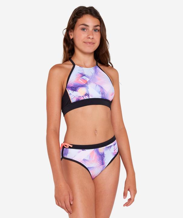 Image du produit Olaian Bas de maillot de bain à cordon surf Fille - Mas posy rose (140)