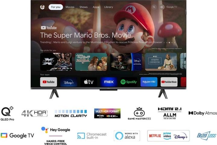 Immagine prodotto TCL 43T7B (43", QLED, 4K, 2024)