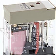Actual product image Omron Industrial Automation G2R-1-SND 24VDC (S) Mechanical and LED indicators, coil switch G2R1SND24VDCS