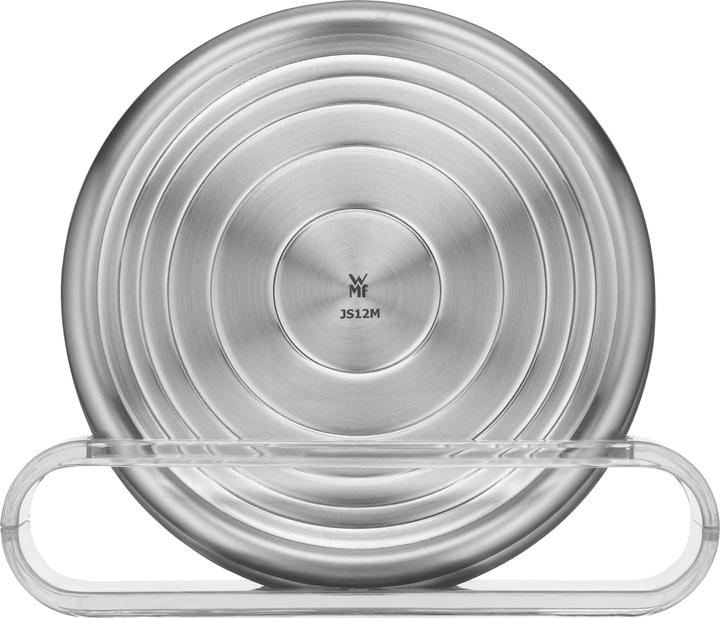 Glasplaat Glazen Onderzetters Onderzetters Set 6st LoftBar Roestvrij Staal Frosted (6 x, Glazen onderzetter)