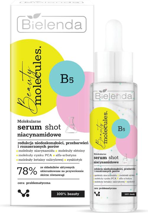 Produktbild Bielenda Beauty Molecules.Molekularne Serum Shot niacynamidowe - do cery problematycznej 30ml (30 ml)