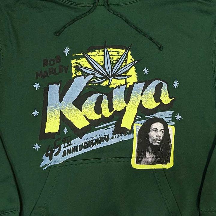 Immagine prodotto Bob Marley Kaya Felpa con Cappuccio Adulto Unisex (L)