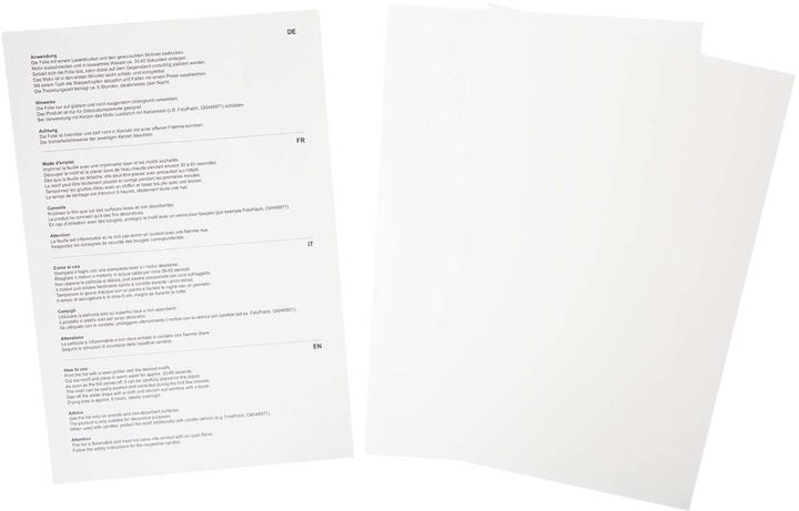 Immagine prodotto I Am Creative Pellicola per diapositive ad acqua A4 MAA4010.57 trasparente 2 pezzi