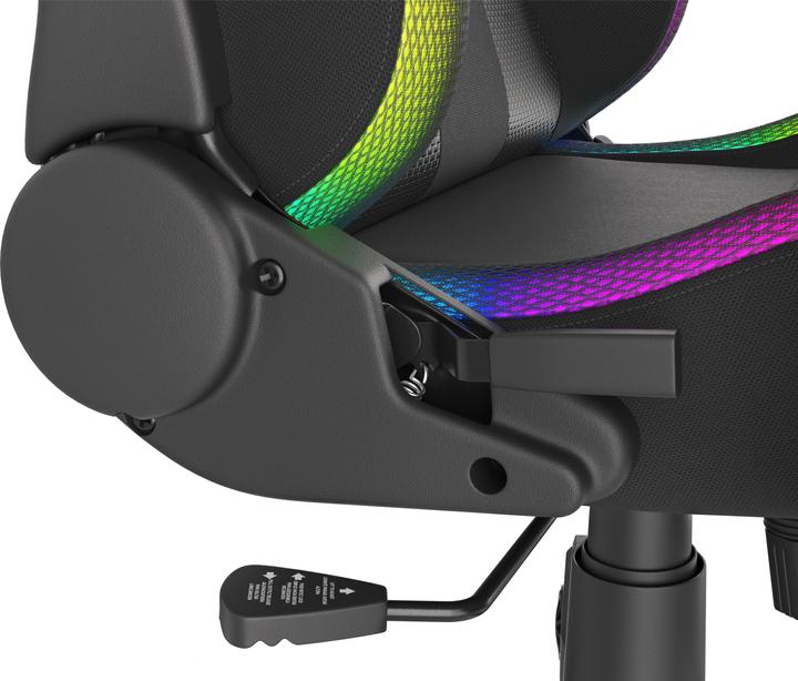 Produktbild Genesis Sessel für Spiele NATEC Trit 600 RGB NFG-1577 (schwarze Farbe)