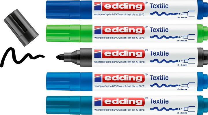 Image du produit Edding Peinture de marqueurs textiles (BU1208610003) (Trié, 2 mm, 5 x)