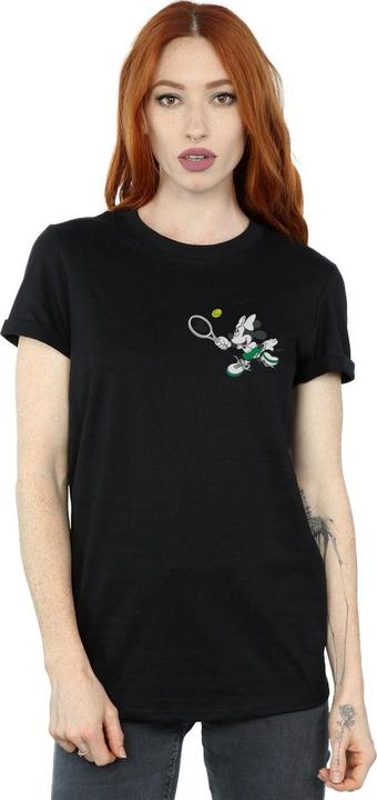 Immagine prodotto Disney Minnie Mouse Tennis Breast Print Maglietta Ampia Donna (XL)