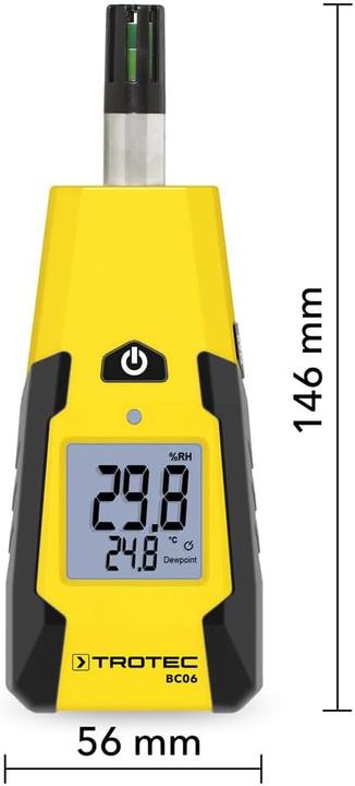 Actual product image Trotec BC06 Thermohygrometer