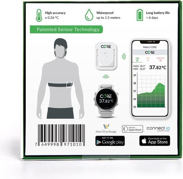 Actual product image Core Body temperature monitor