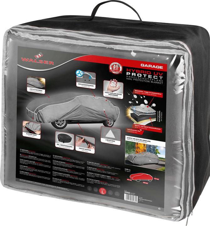 Immagine prodotto Walser Telone antigrandine per auto, protezione UV ibrida, protezione antigrandine per garage taglia L