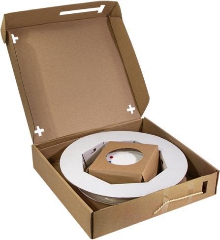 Actual product image LogiLink FTTH splice box, 4x SC/APC, 40 m laying cable, whiteá (Splice box)