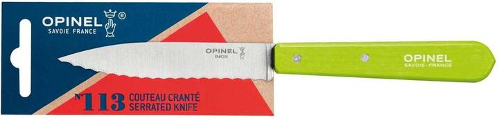Image du produit Opinel 001920 Couteau de cuisine No. 113 manche en hêtre vert clair (9.40 cm)