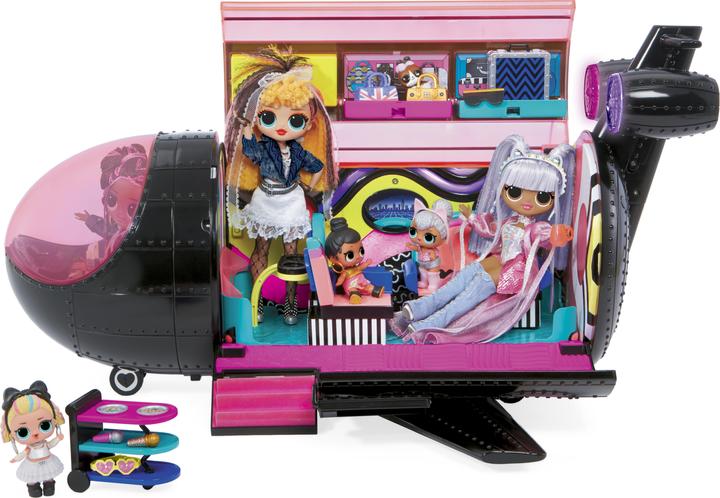 Actual product image MGA O.M.G. Remix 4-in-1 Plane Playset Transforms