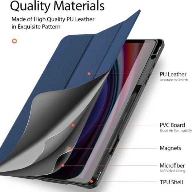 Produktbild Dux Ducis Domo Series (Galaxy Tab S9+, Galaxy Tab S10+, Galaxy Tab S9 FE+)