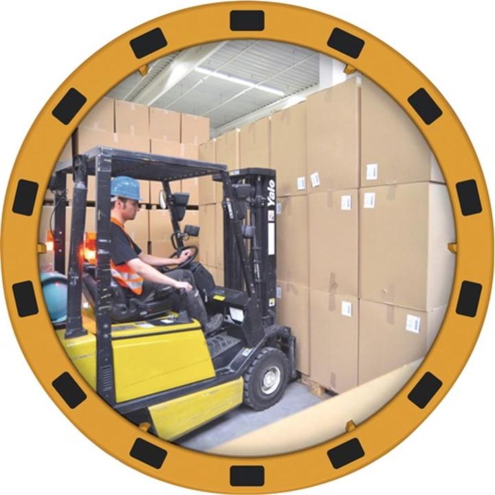 Image du produit Dancop Miroir de sécurité/trafic H710xL710mm D.600mm Acrylique ca110Grad-Angle de vue 15m (Ø 60 cm)