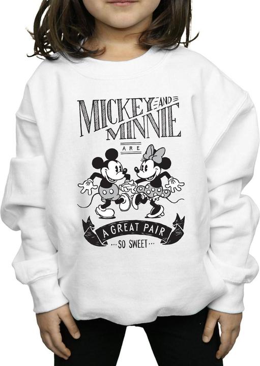 Produktbild Disney Mickey And Minnie Mouse Great Pair Sweatshirt Mädchen (140, 146)