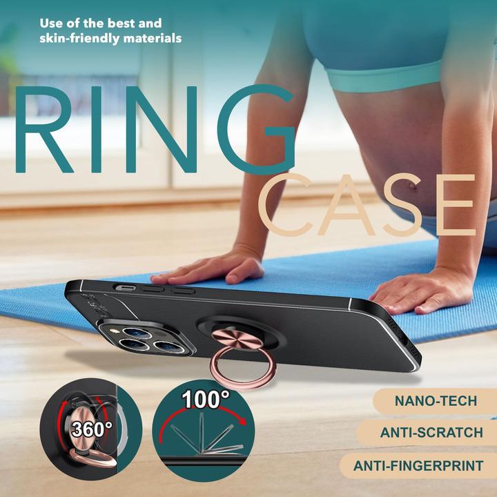 Immagine prodotto Nalia Anello opaco Manicotto in silicone (Apple iPhone 15 Pro Max)