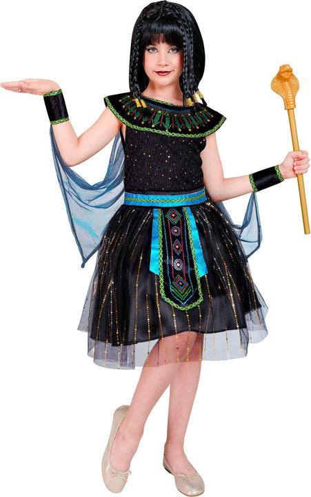 Image du produit Widmann ÄGYPTISCHE HERRSCHERIN (Kleid mit Armstulpen und Umhang), 116 cm / 4-5 Years (116)