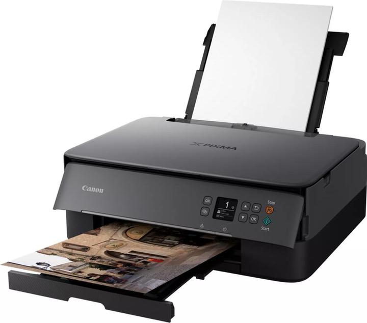Actual product image Canon TS5350i BK EUR with paper (Colour)