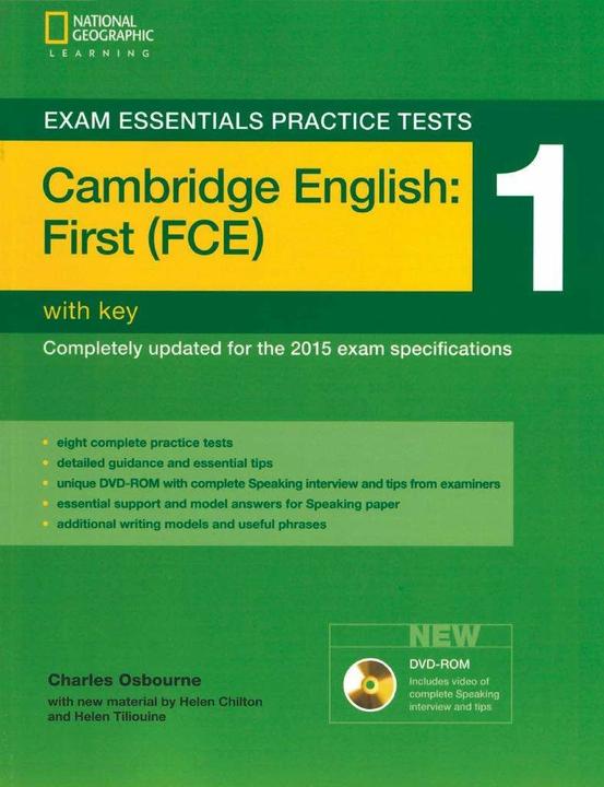 Produktbild Exam Essentials Practice Tests: Cambridge English First 1 with Key and DVD-ROM (Deutsch, Helen Chilton, 2014)