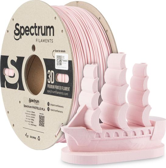Immagine prodotto Filamento PLA Pastello rosa pastello 1.0kg 1.75mm (PLA, 1.75 mm, 1000 g, Pink)