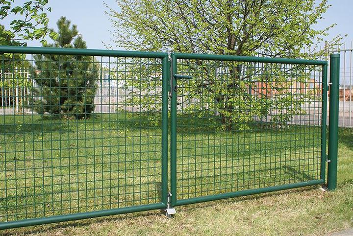 Produktbild NoName Gartentor grün-besch. 2-flügelig 3000x1000