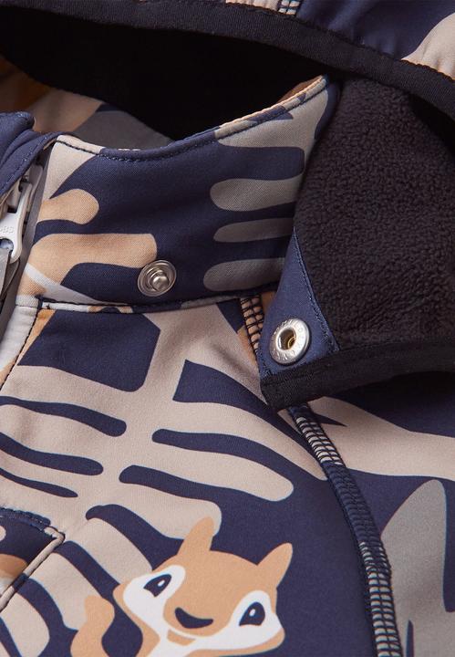 Produktbild Reima Kinder Softshell Jacke Vantti Navy print (80)
