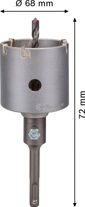 Immagine prodotto Bosch Professional Zubehör PRO SDS plus-5 Set di frese per anime, 68 x 54 x 72 mm (68 millimetri)