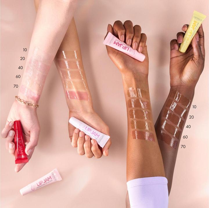 Actual product image Catrice Lip Jam Hydrating Lip Gloss (070 Cherry On Top)