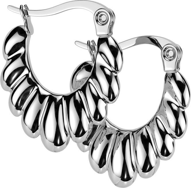 Produktbild Star Piercing Ohrring silber Tropfen (ohne Messing, Chirurgenstahl 316L)