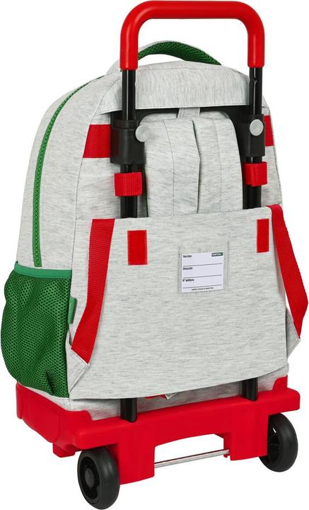 Actual product image Benetton School backpack with wheels Pop Grey (33 x 45 x 22 cm) (22 l)