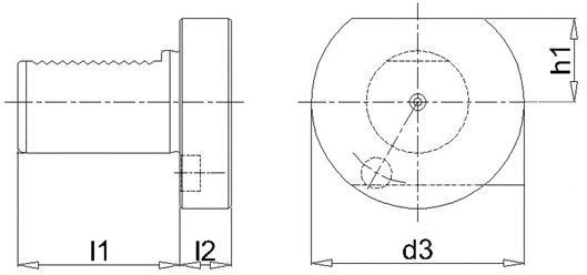 Actual product image Magni FORTIS VDI sealing plug Z2 30mm steel