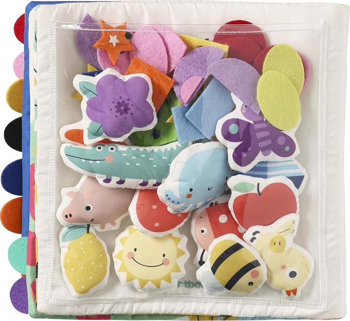 Produktbild Vertbaudet Baby Activity-Stoffbuch, Farben und Formen