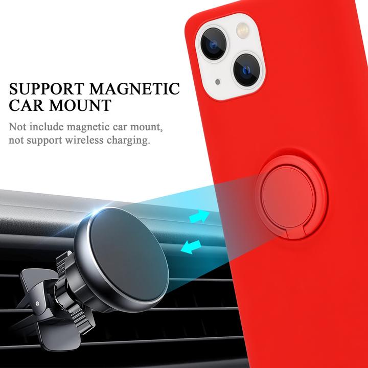 Immagine prodotto Cadorabo Custodia per Apple iPhone 14 PLUS in TPU Liquid Ring in stile custodia in silicone (Apple iPhone 14 Plus)