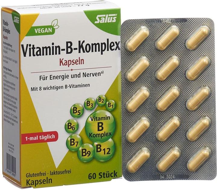 Produktbild Salus Vitamin-B-Komplex Kaps (60 Stück, Kapseln, 52 g)