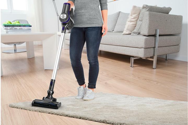 Produktbild CleanMaxx Akku-Hand- und Stielsauger Plus Anthrazit/Lila
