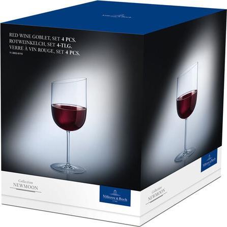 Image du produit Villeroy & Boch Verre à vin rouge, set de 4 pièces NewMoon (30 cl, 4 Verres, Verres à vin rouge)