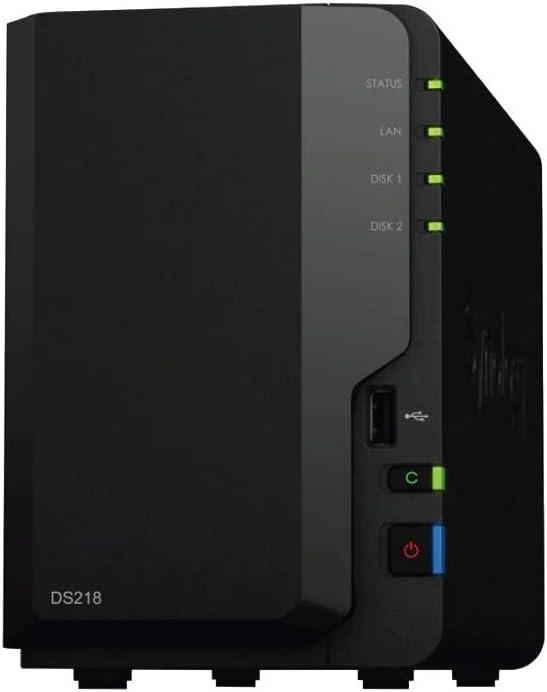 Actual product image Synology DS218 NAS Seagate IronWolf (2 x 4 TB, Seagate Ironwolf)