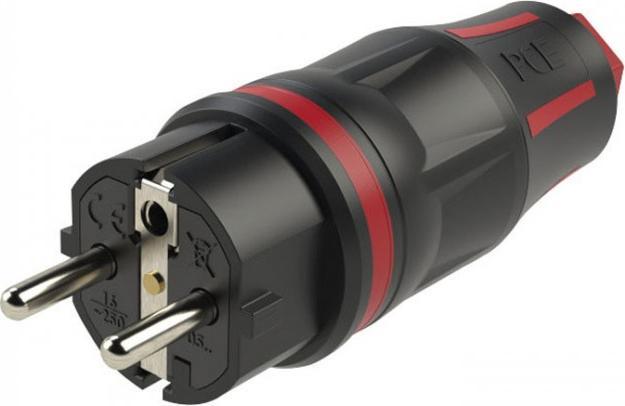 Produktbild PCE Rubber Schuko Connector Male