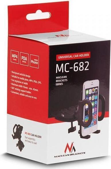Immagine prodotto Maclaren Maclean Samochodowy Uchwyt Do Telefonu Samochodowy Uchwyt Do Telefonu Mc-682 Do Stacji Slotu CD Uni