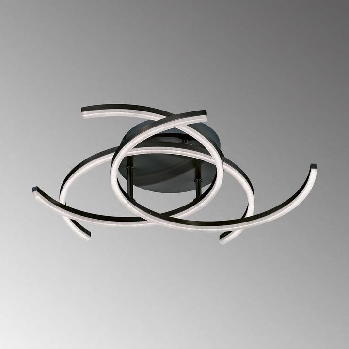 Actual product image Fischer & Honsel Honsel ceiling light Visby - sand black (21278)